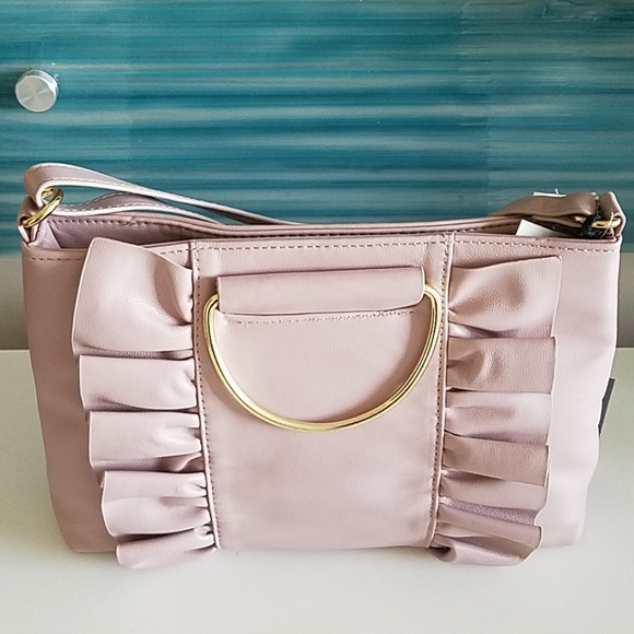 T-shirt & Jeans Handbags - NWT T-Shirt & Jean's mauve ruffle purse